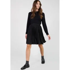 Jupe evasée, patineuse OKI noir Léna Agnes