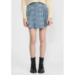Jupe fille, evasée, patineuse DALOUGI bleu Kara