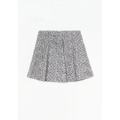 Jupe fille, evasée, patineuse LEORAGI blanc