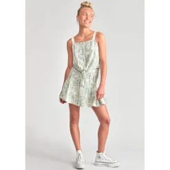 Jupe fille, evasée, patineuse MERILGI vert d'eau Pey
