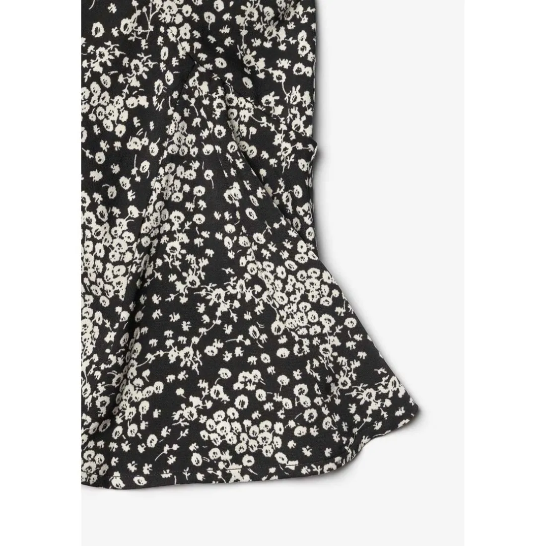 Jupe fille, evasée, patineuse CAANDG noir