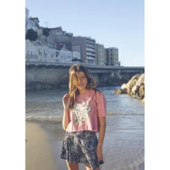 Jupe fille, evasée, patineuse CAANDG noir