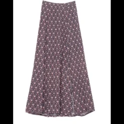 Jupe JENDRA flower bleu en viscose