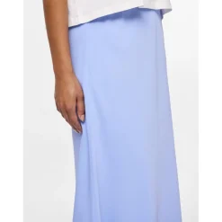 Jupe midi bleu Fern