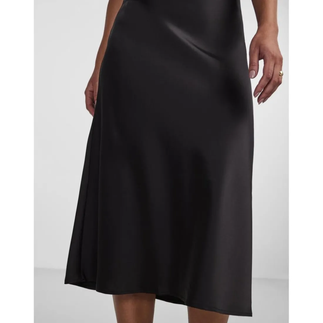Jupe midi noir Faye