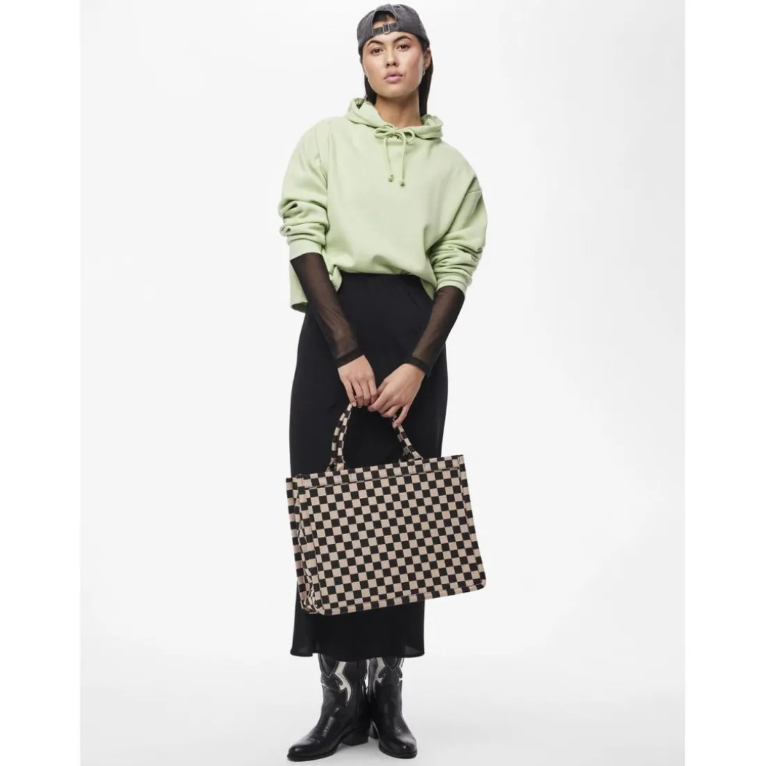 Jupe midi noir Xena