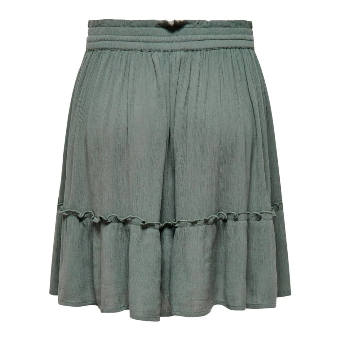Jupe vert foncé en viscose Clio