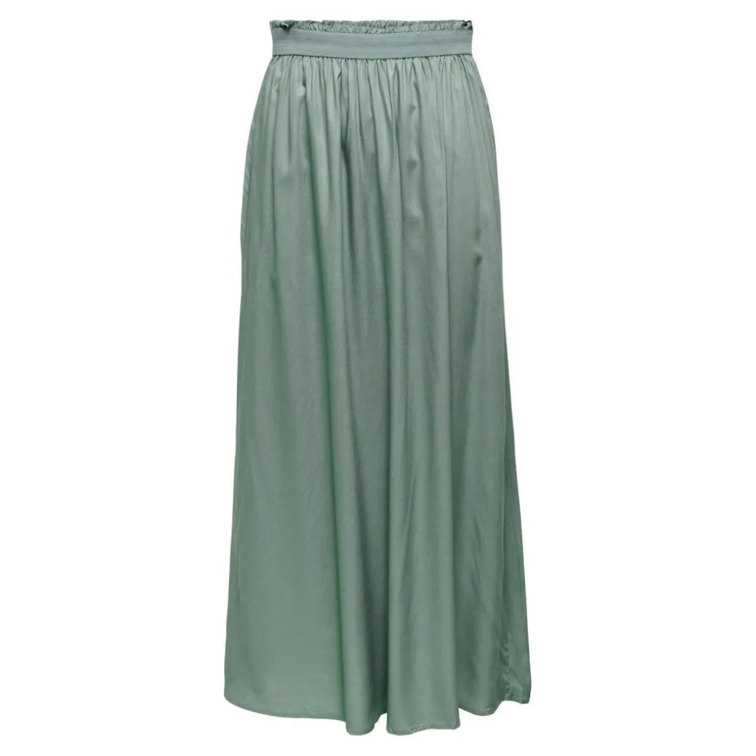 Jupe verte en viscose