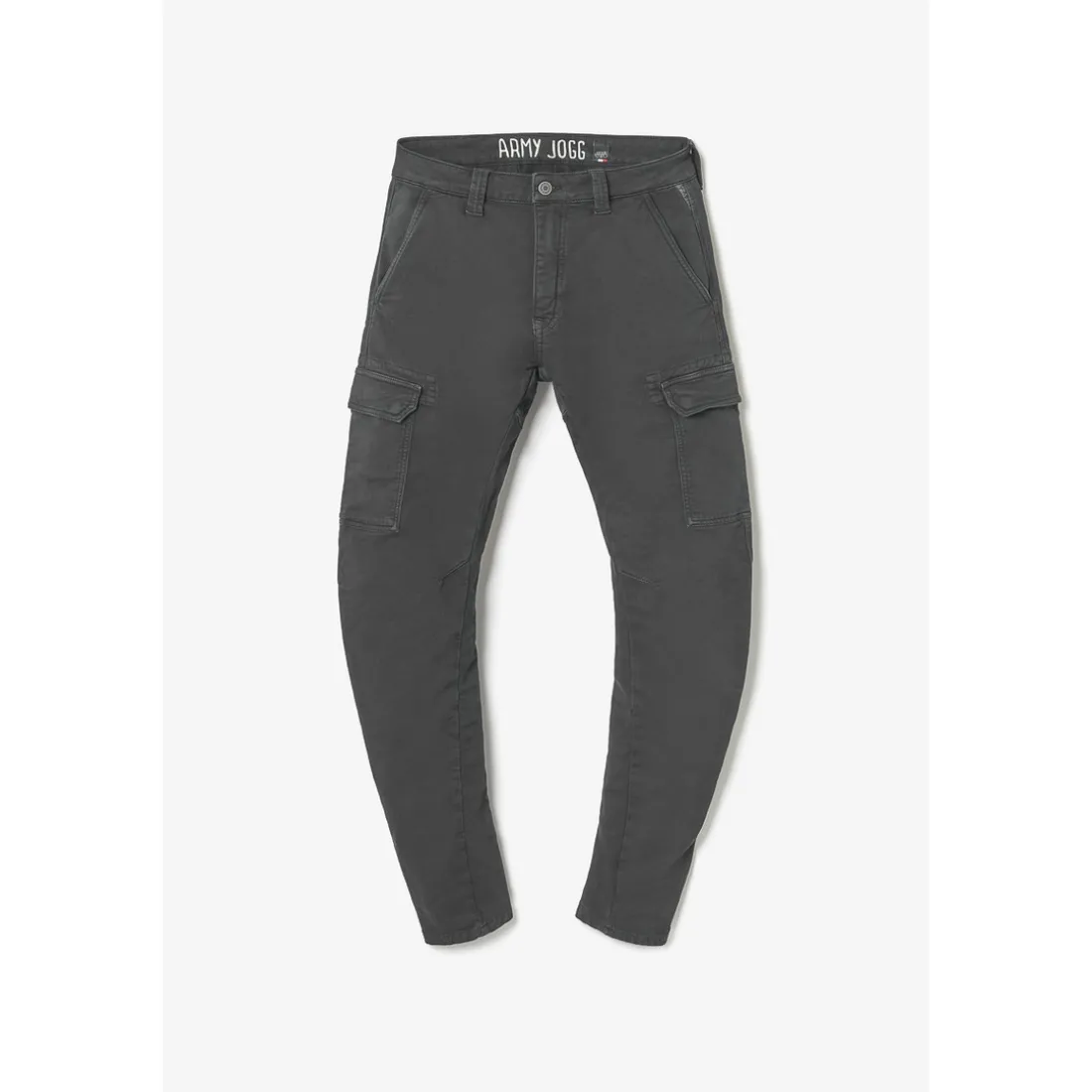 Koge Army Jogg tapered arqué noir en coton