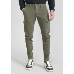 Koge Army Jogg tapered arqué kaki vert en coton Seth