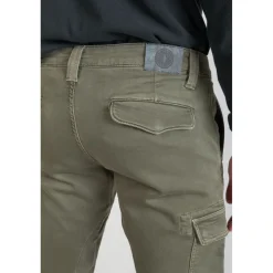 Koge Army Jogg tapered arqué kaki vert en coton Seth