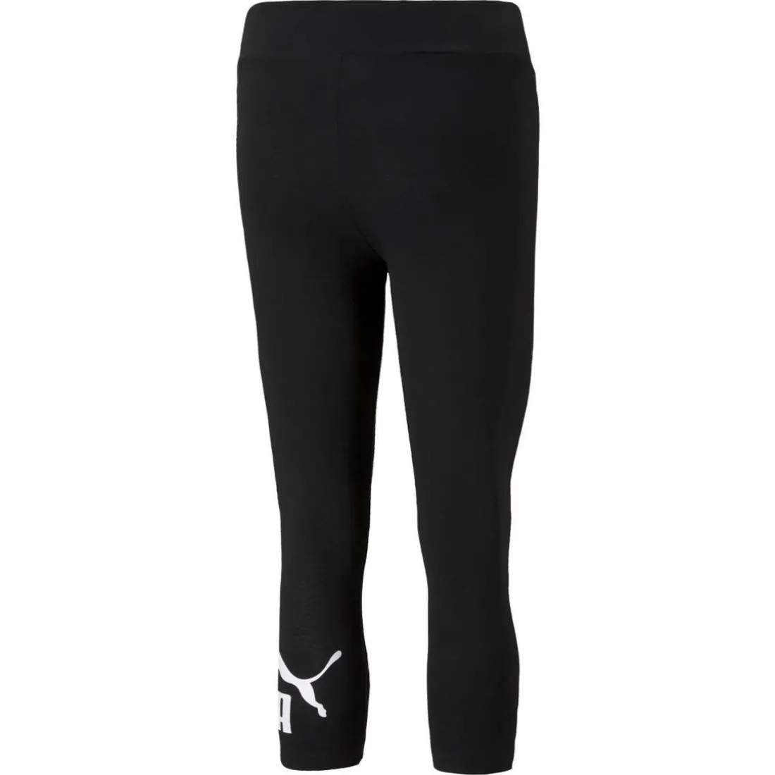 Legging 3/4 femme W ESS 3/4 LOGO noir en coton