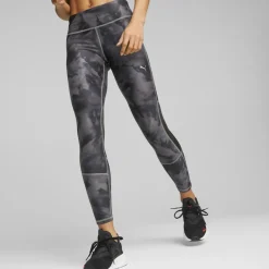 Legging Femme W RUN FAV AOP 7/8TIGHT noir