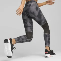 Legging Femme W RUN FAV AOP 7/8TIGHT noir