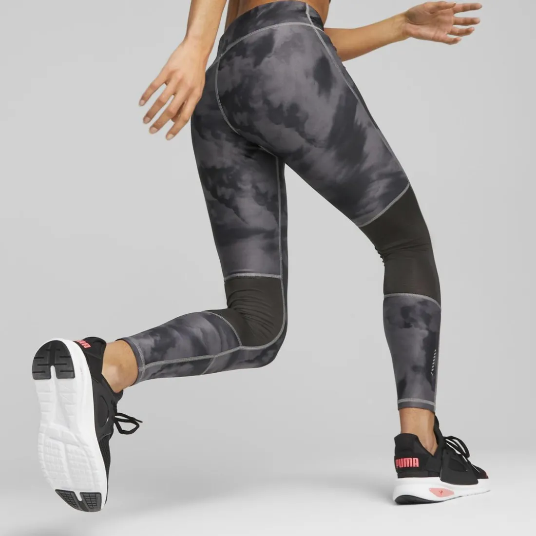 Legging Femme W RUN FAV AOP 7/8TIGHT noir