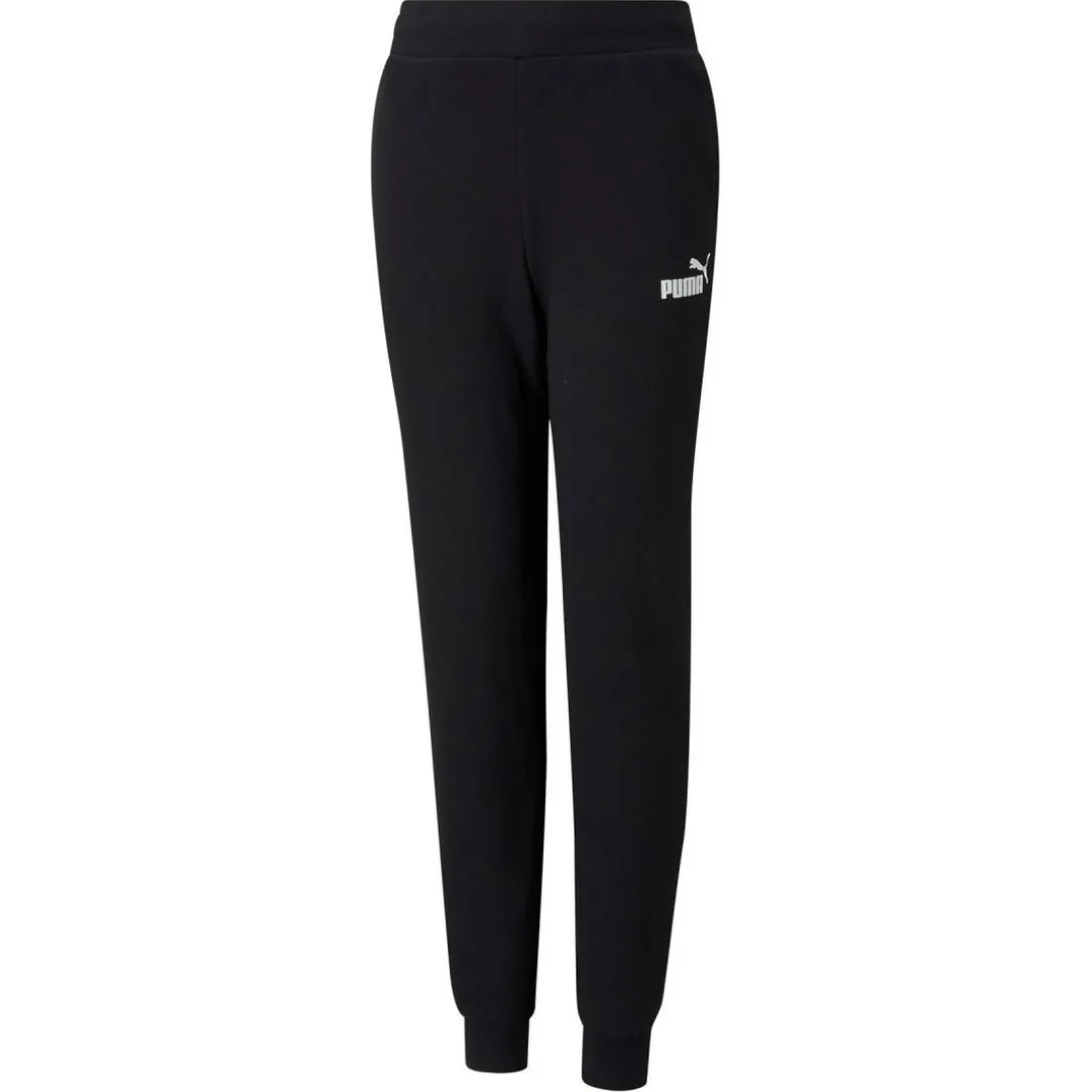 Legging fille en coton noir ESS