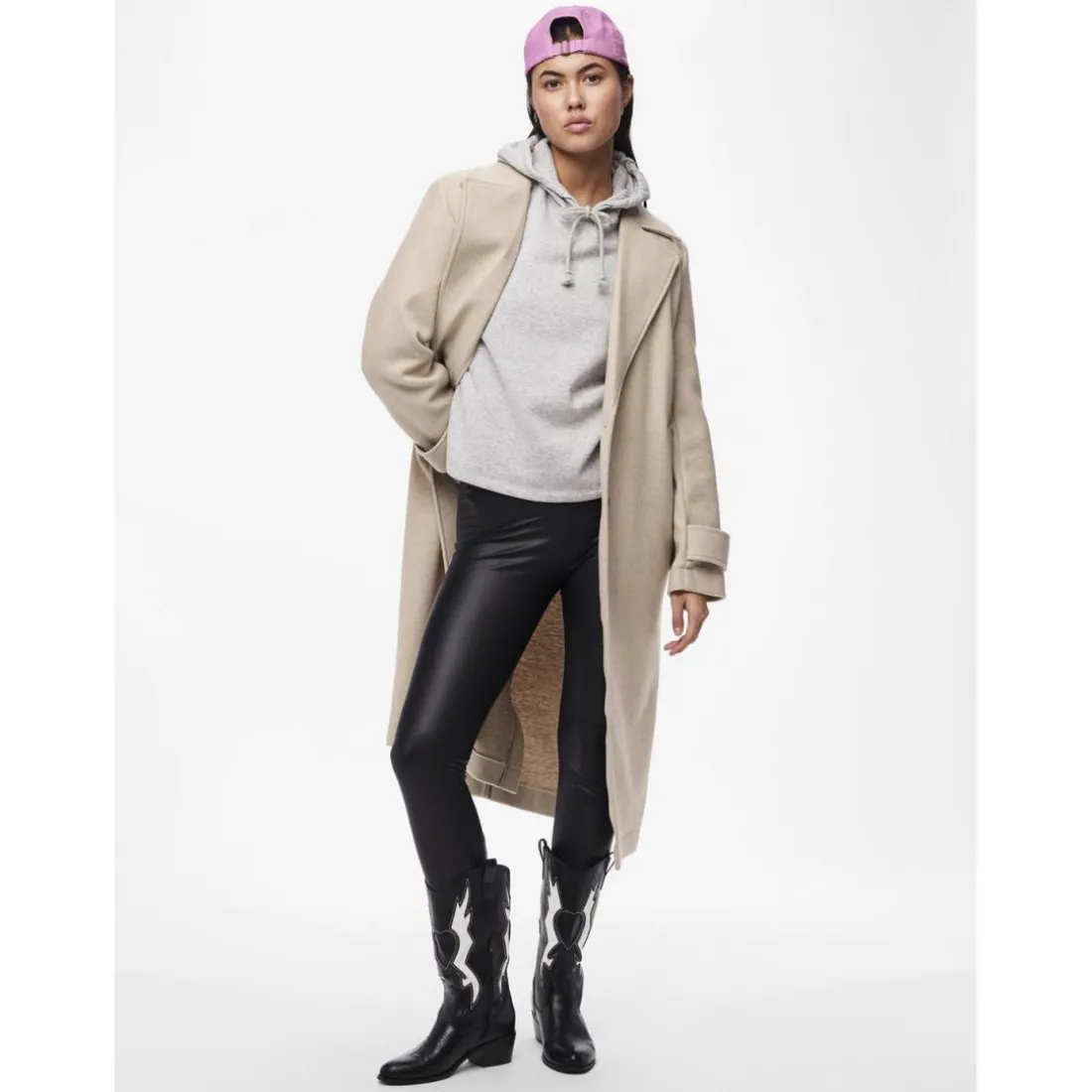 Legging stretch fit noir Queen