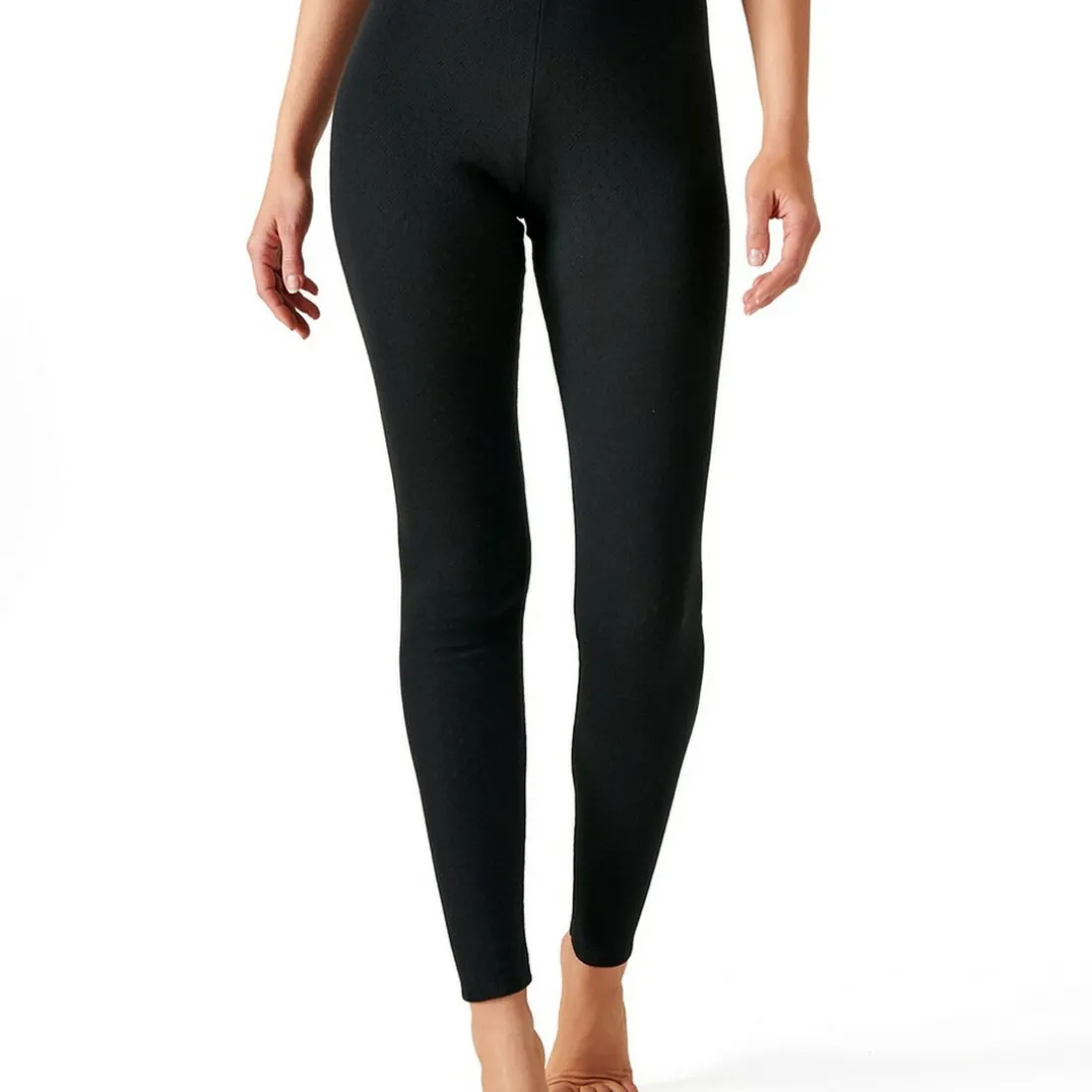 Leggings longs femme - Noir