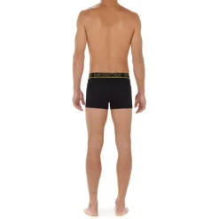 Lot de 2 boxer en coton noir et rouge