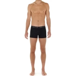 Lot de 2 boxer en coton uni et à motifs
