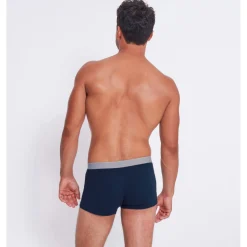 Lot de 6 boxer homme marine en coton