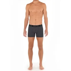 Lot de 3 boxer noir en coton