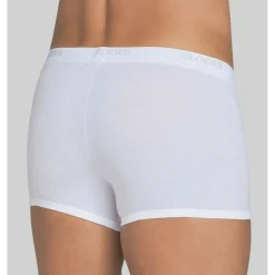 Lot de 3 boxers - Blanc en coton