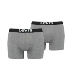 Lot de 2 boxers - gris en coton
