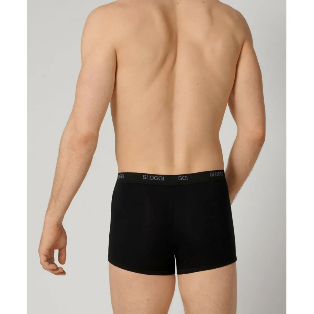 Lot de 3 boxers - Noir en coton