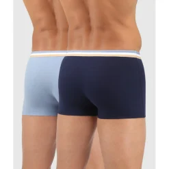Lot de 2 boxers Bleus Dim en coton