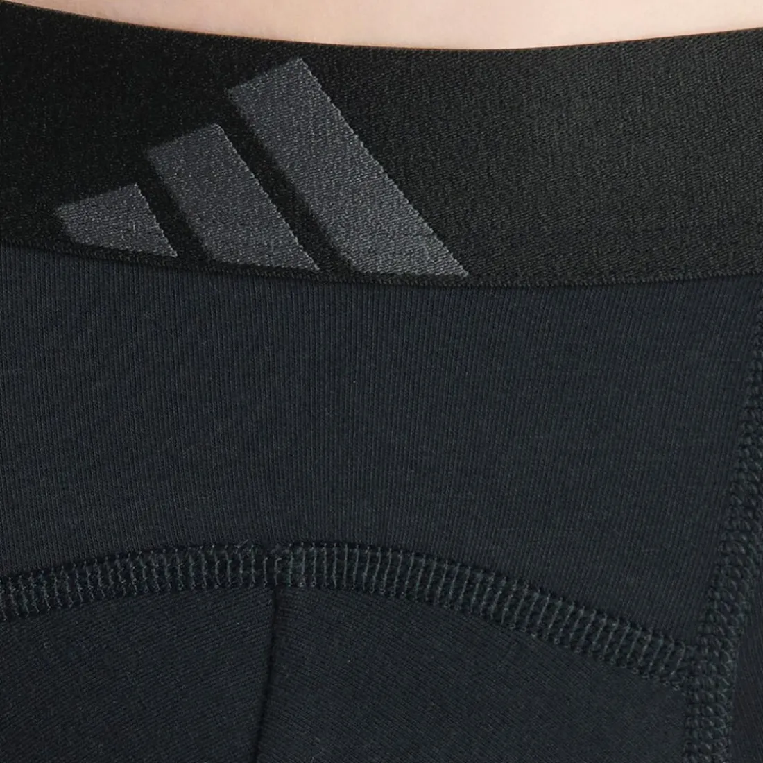 Lot de 2 boxers brief ergonomiques homme Active Flex Cotton Adidasport gris en coton