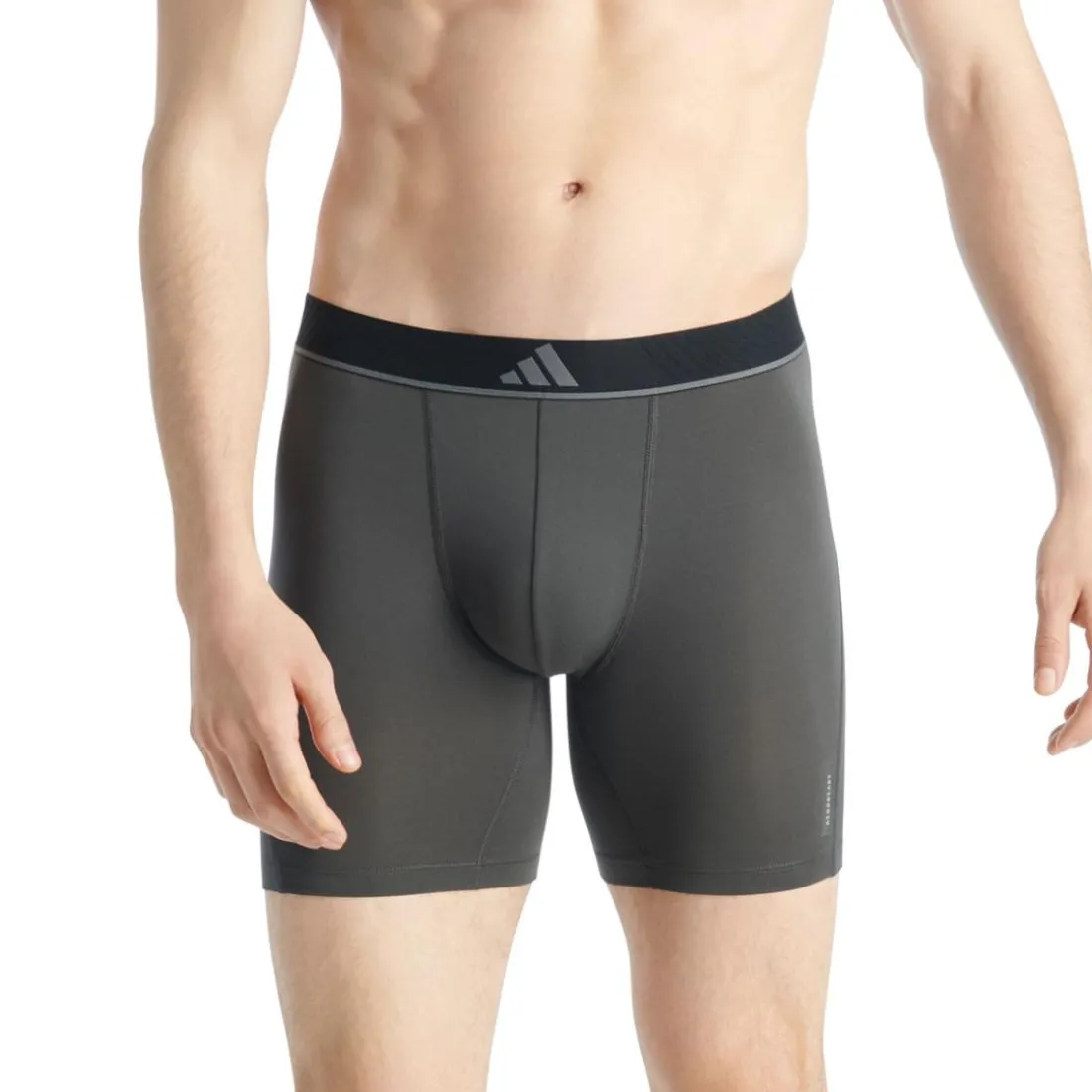 Lot de 3 boxers brief homme Active Micro Flex Eco Adidasport gris