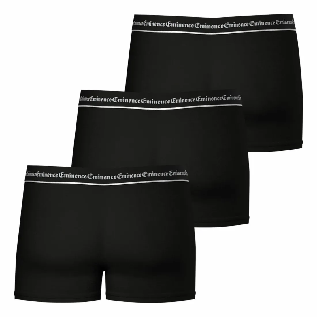 Lot de 3 boxers Business noir en coton pour homme