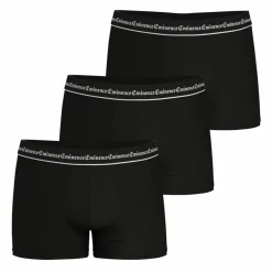 Lot de 3 boxers Business noir en coton pour homme