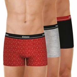 Lot de 3 boxers Chic rouge pour homme