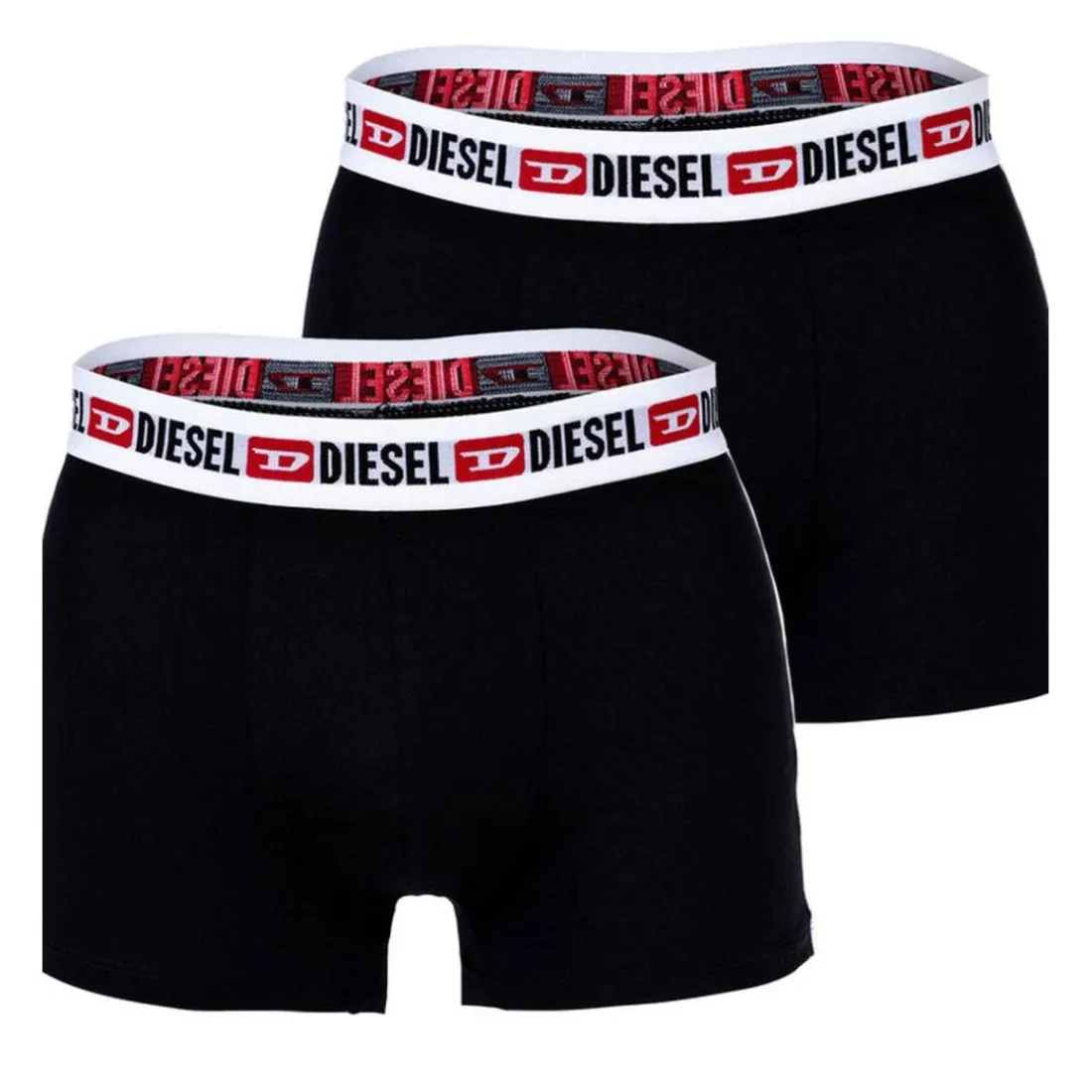 Lot de 2 boxers coton noir/noir