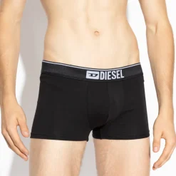 Lot de 3 boxers coton noir/blanc/bleu