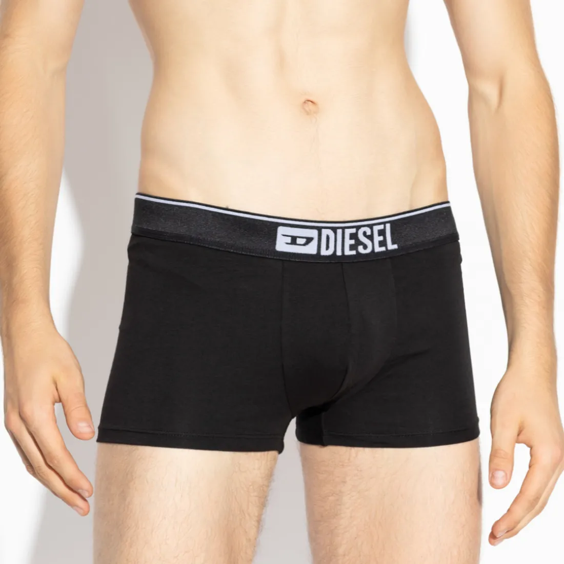 Lot de 3 boxers coton noir/blanc/bleu