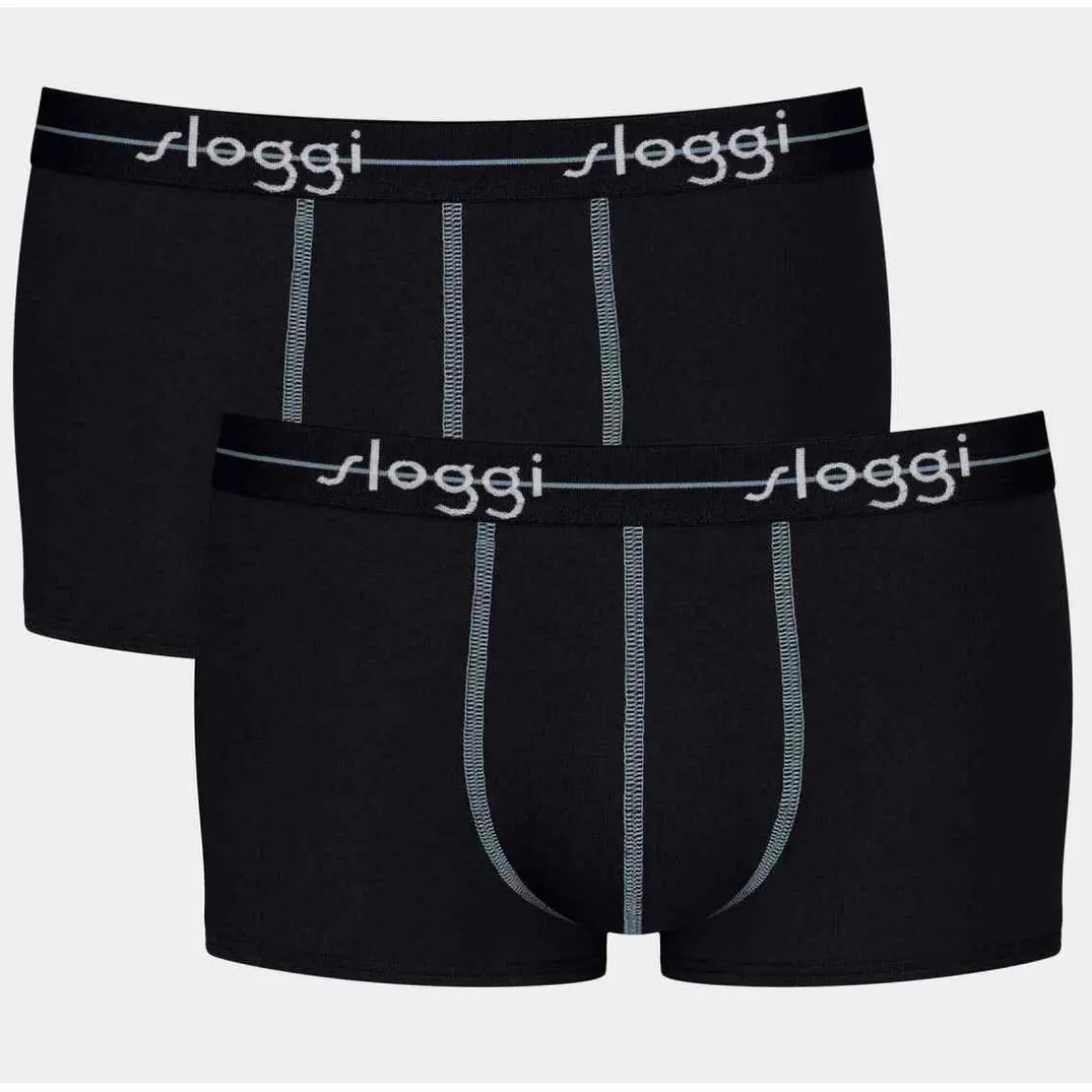 Lot de 2 Boxers courts Homme Noir