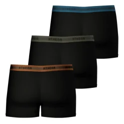 Lot de 3 boxers Easy Recyclé Athena noir en coton