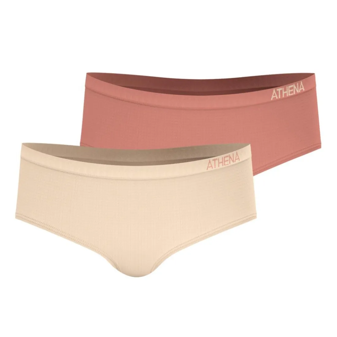 Lot de 2 boxers fille Sans Couture Fashion Athena Fille beige