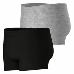 Lot de 2 boxers Fusion gris en coton pour homme