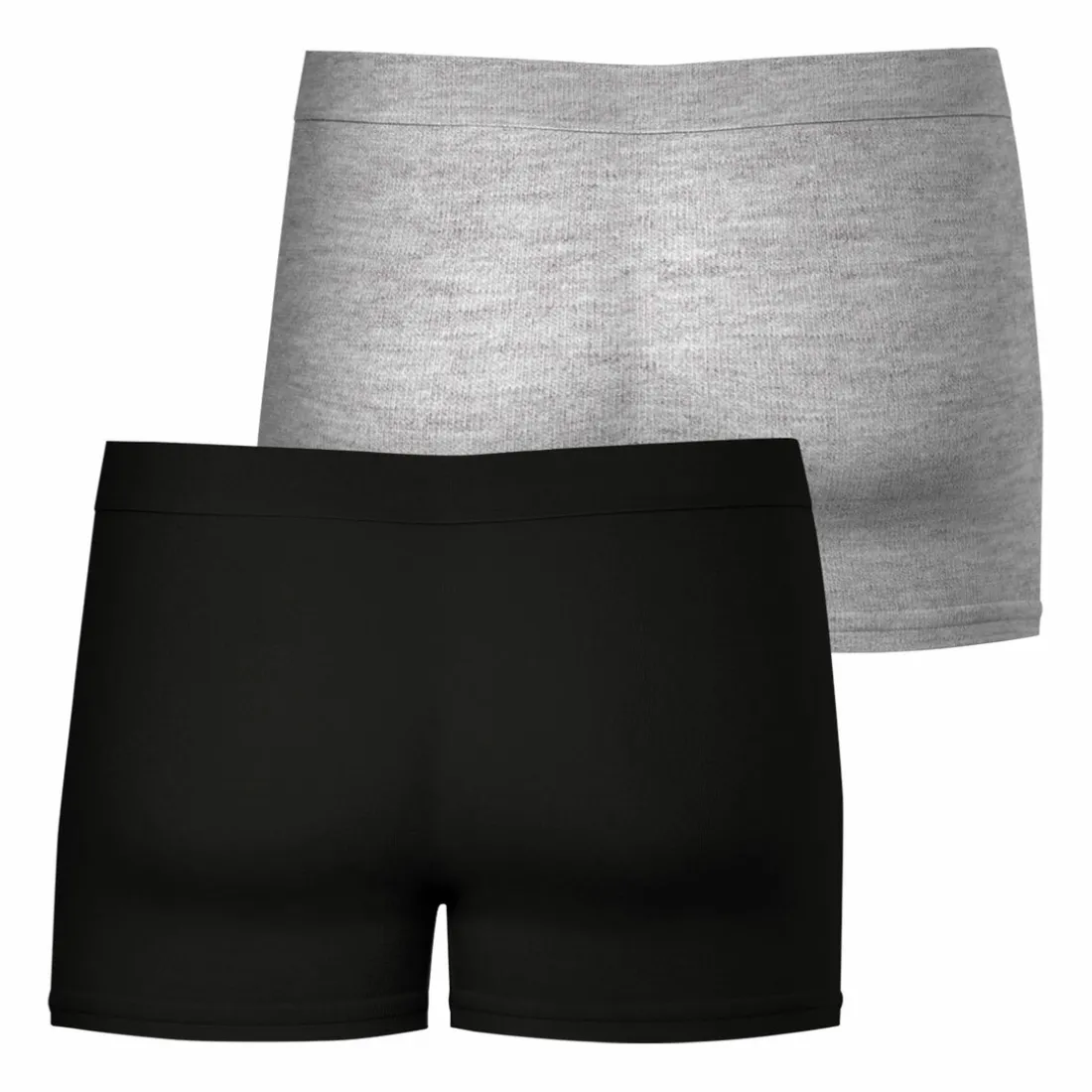 Lot de 2 boxers Fusion gris en coton pour homme