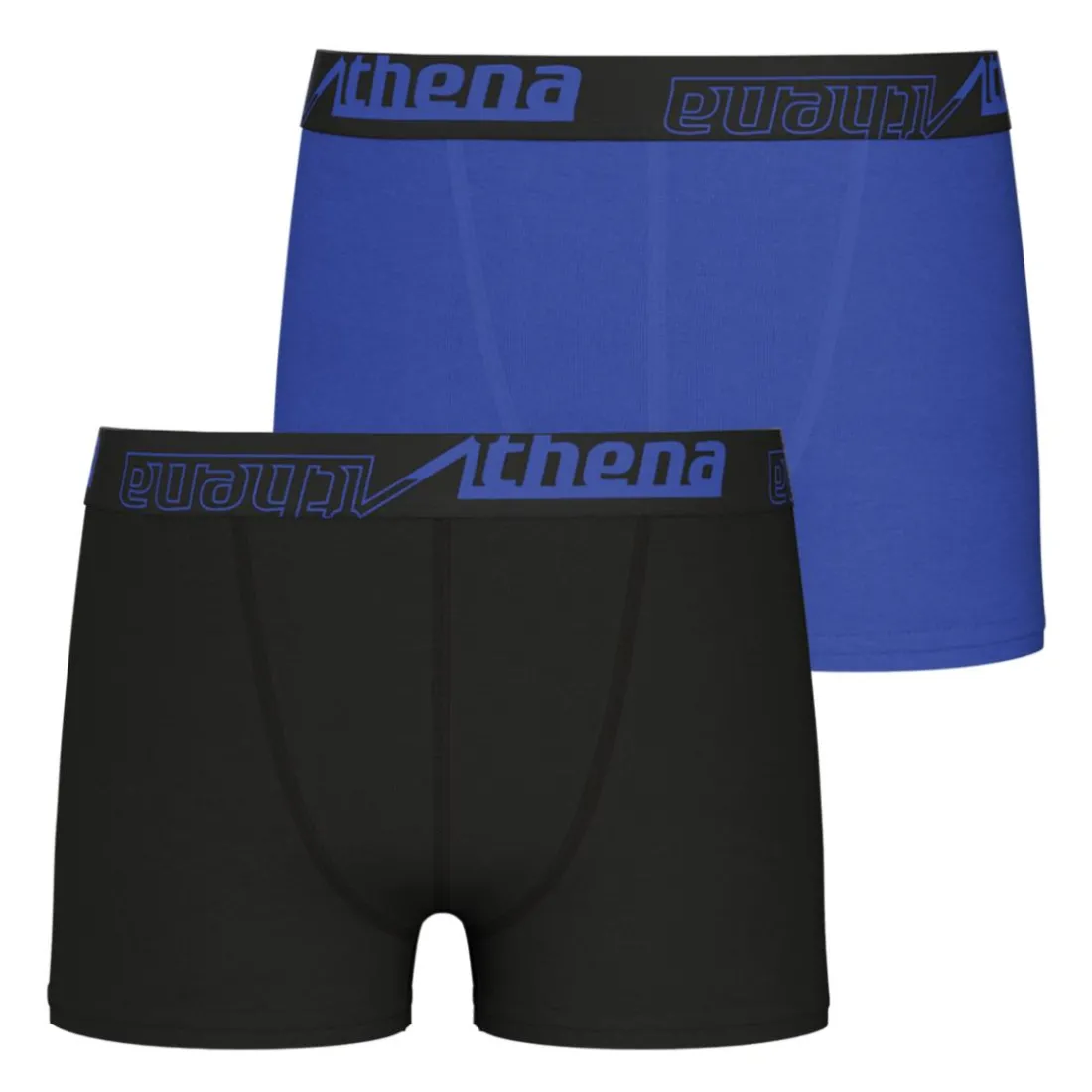 Lot de 2 boxers garçon Ecopack Athena noir