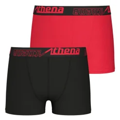 Lot de 2 boxers garçon Ecopack Athena multicolore