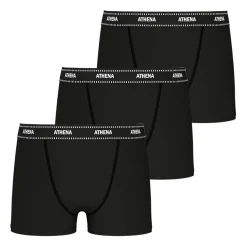 Lot de 3 boxers garçon My Petit Prix noir en coton