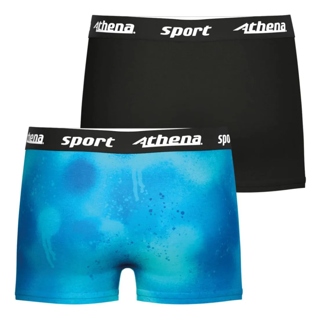 Lot de 2 boxers garçon Sport Athena noir