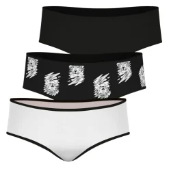 Lot de 3 boxers Girl Mode by Athena Fille multicolore en coton