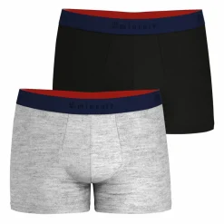 Lot de 2 boxers gris Fait en France pour homme