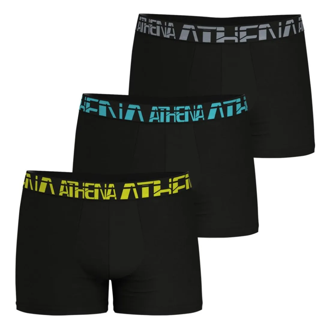 Lot de 3 boxers homme 720 Stretch Micro Athena noir